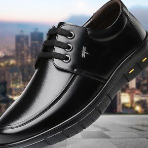 Men's shoes spring and autumn leather men's shoes